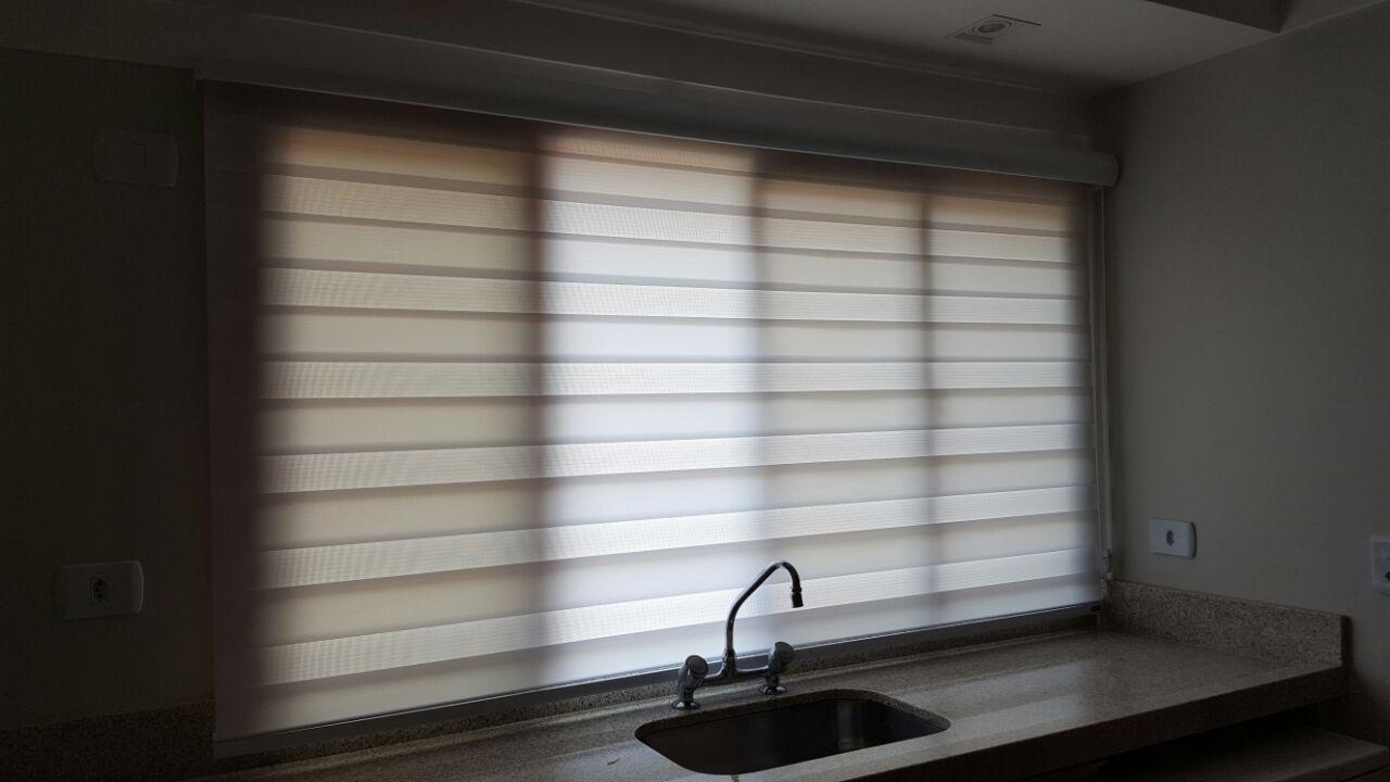 Cortina Stripe branca